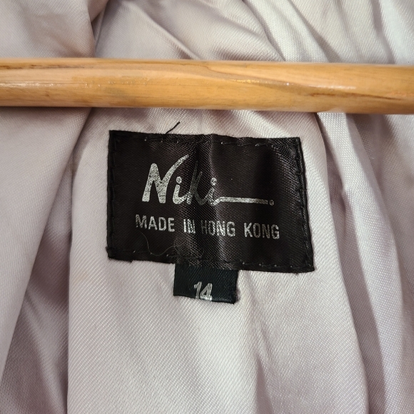 VINTAGE - RABBIT FUR COAT - Picture 10 of 12